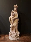 Meerschaum Antique Circa 1860 Madonna Notre-Dame-des Victoires Chapel Statue