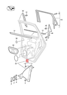 NEW VW POLO DERBY VENTO IND WINDOW REGULATOR WITHOUT MOTOR 2GS839461 GENUINE