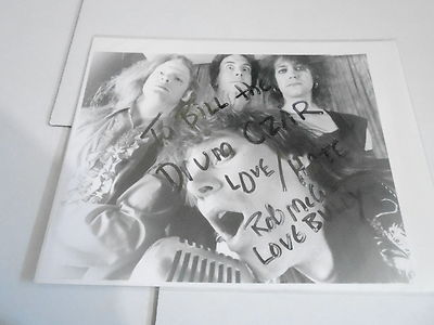 #984 VINTAGE 8x10 MUSICIAN PHOTO - AUTOGRAPHED - LOVE HATE band | eBay