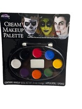 Fun World Unisex-Adult's Halloween Makeup Tray 8 Colors, Multi, Standard