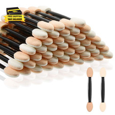 Eyeshadow Applicators Double Sided, 50PCS Eyeshadow Brush 2.4 Inch Makeup Applic
