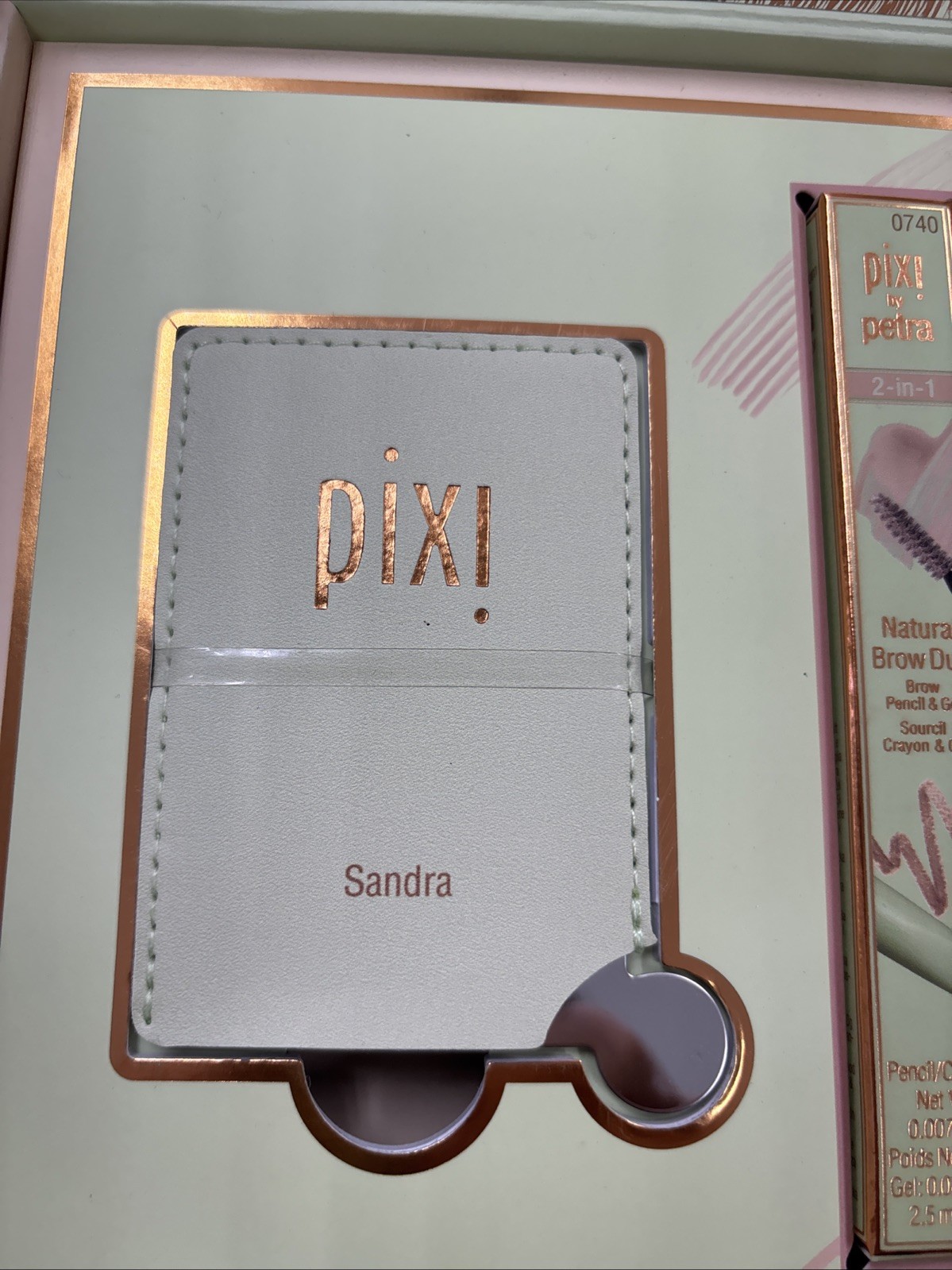 Pixi By Petra 2-in-1 Natural Brow Duo Pencil & Gel 4 Pieces + Gift