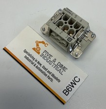 Harting 09330062701 / HAN-6E-BU-S Female Connector Insert 6-Pole, 16A, 500V