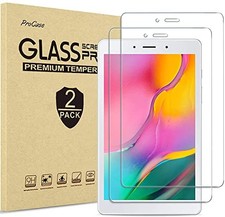 2 Pack Screen Protector for Galaxy Tab A 8.0 2019, Tempered Glass Film