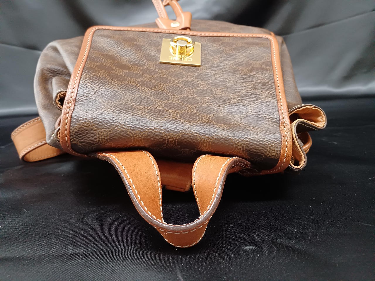 Macadam Pattern Mini Backpack Model M14 Celine Jj… - image 6