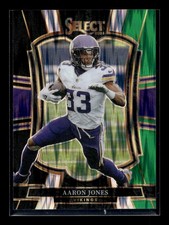 2025 Panini Select - Premier Level Aaron Jones #165 Shock Prizm