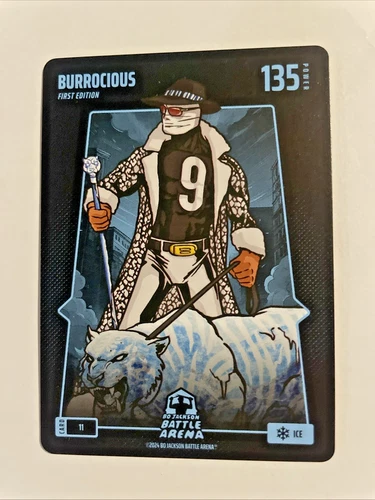Joe Burrow 2024 Bo Jackson Battle Arena Burrocious Ice Card!!