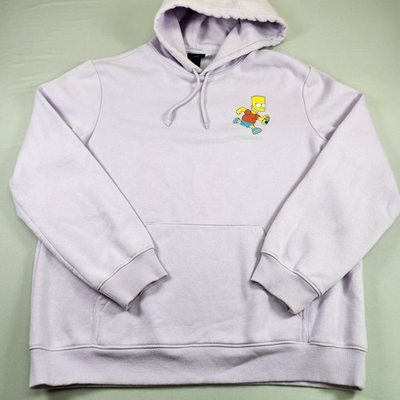 #ad The Simpsons Cartoon Bart Simpson Spray Paint Big graphic Size L Hamp;M Hoodie $19.99