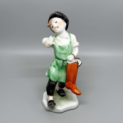 Herend Porzellan Figur Schuhmacher - Handbemalt - Klein ca. 12,5cm