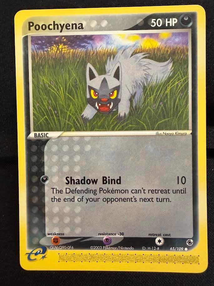 Pokemon Ex Ruby & Sapphire Poochyena Common (65/109) NM