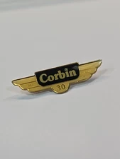 Corbin 30 Year Anniversary Souvenir Lapel Pin 1968-1998 Motorcycle Seats