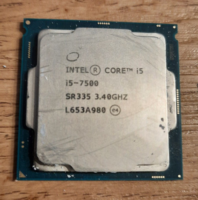 Intel Core i5 7500 SR335  Quad Core Desktop PC CPU 3.4 GHz  LGA1151