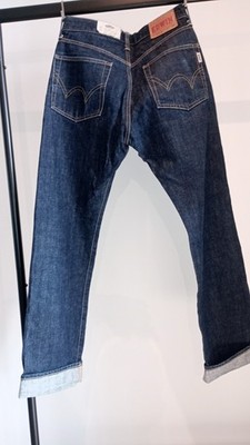 Edwin Nashville 30/32 Selvedge Denim Herren Jeans Raw Indigo