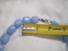 AIL Aluma Blue 33 CHALCEDONY Bead Stones Sterling Silver Clasp Necklace 250 Gram — photo 10
