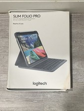 Logitech Slim Folio Pro Backlit Keyboard Case For Apple iPad Pro 11 920-009121