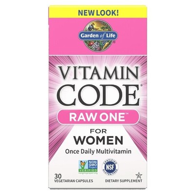 Garden of Life Vitamin Code RAW ONE - for Women - 30 vcaps (25,45 EUR/kg)