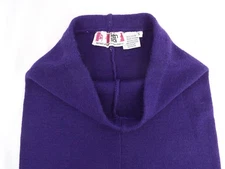Vintage 1980s Kansai Yamamoto Purple Wool Knit Leggings SMALL Sweater Pants