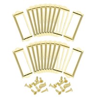 Metall-EtikettenträGer FüR 83X30Mm 40 StüCk, Goldton Dateikartenrahmen