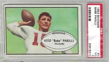 1953 Bowman Vito “Babe” Parilli Card #3 PSA 3 Green Bay Packers