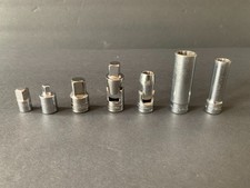 Snap-on 38 Drive 7-pc Custom Adapter Socket Lot Engraved Read Snap-on 38 Drive 7-pc Custom Adapter Socket Lot Engraved Read