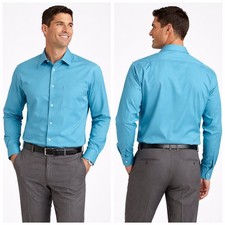 NWT Arrow Classic Fit Wrinkle Free Dress Shirt  18.5 / 34  35