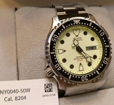 Citizen Promaster Ny0040-50W Luminous Dial Full Ram Automatic Winding #M32