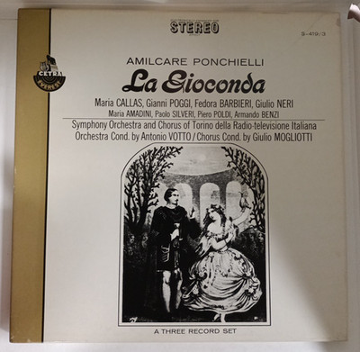 PONCHIELLI - La Gioconda CALLAS 3x LP 33 Runden CLASSICA BOX CITRA