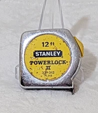 Stanley 12' Powerlock II 33-312 Decimal Equivalents Useful Formulas Other Data