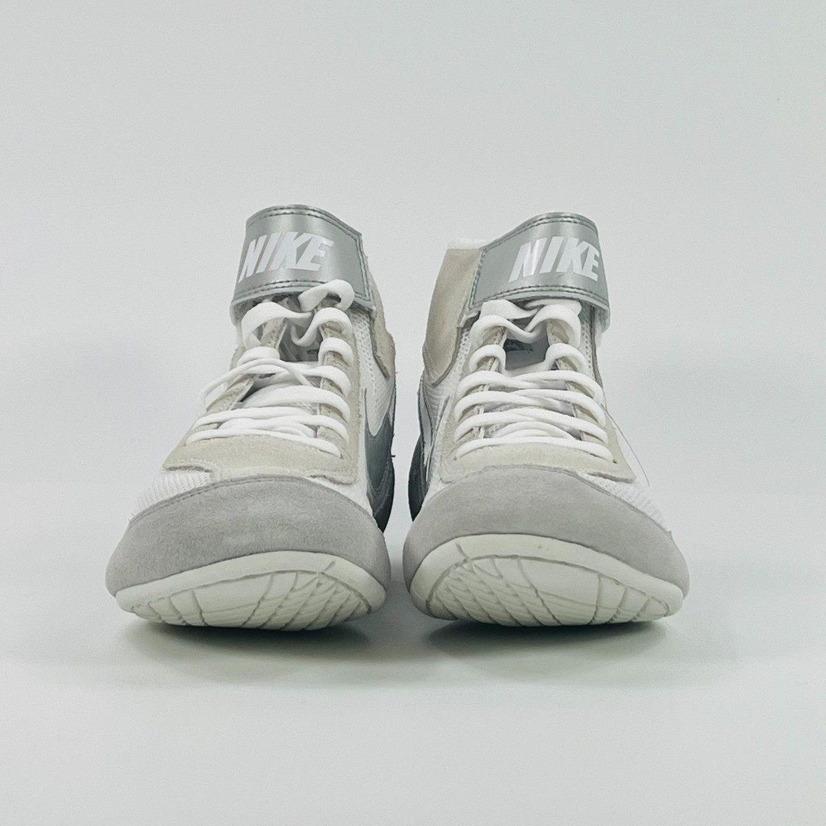 Nike SpeedSweep 7 Wrestling Shoes White Metallic Silver 366683-100 Men Size 8.5 Nike Wrestling Shoes Men main image 4