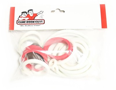 Williams Jive Time Pinball Machine Replacement Repair Rubber Ring Kit White