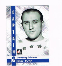 2011-12 ITG In The Game Captain C set break #84 Sweeney Schriner  SILVER /150