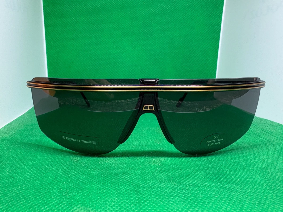Occhiali Da Sole Aviatore Vintage Unisex | Ciffre Modello Pilota Con Lenti A Specchio Verde | Protezione UV400 Categoria 3