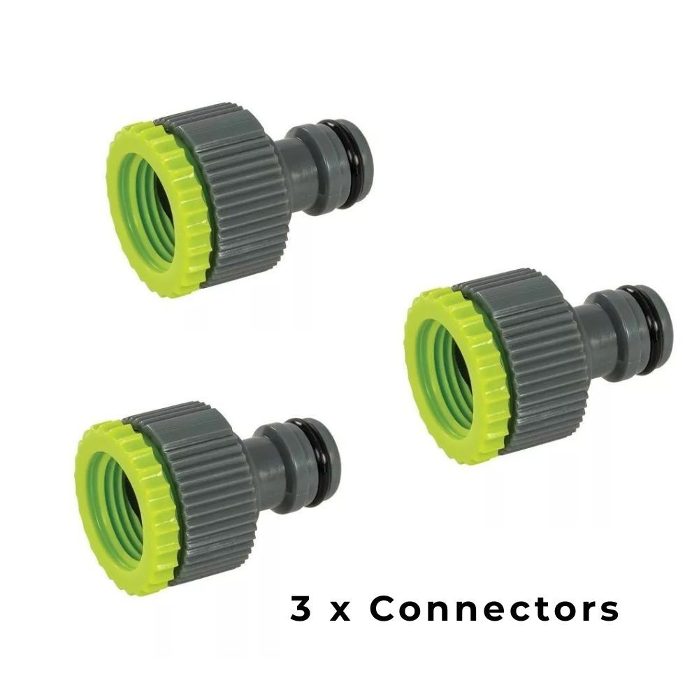 HOSE  TAP CONNECTOR SUITABLE FOR 1/2"" AND 3/4"" BSP THREADED TAPS