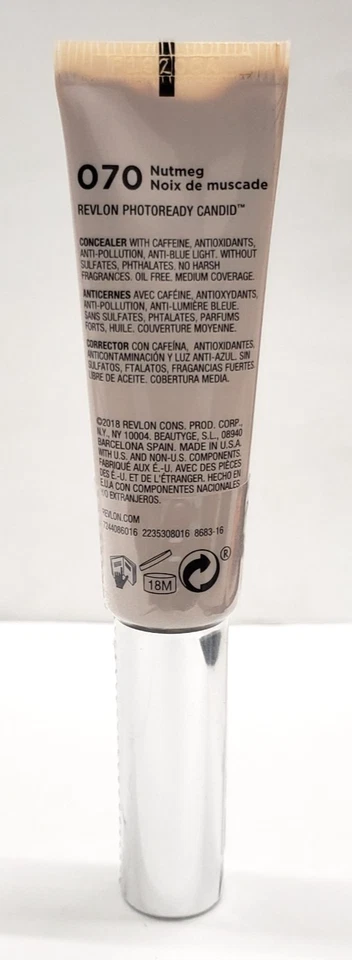 NEW Revlon PhotoReady Candid Antioxidant Concealer-070 Nutmeg - Image 2 of 2