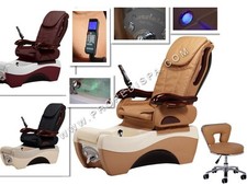 Brand New Chocolate massage w air seat pedicure spa chair salon -made in USA