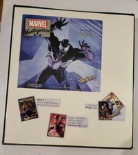 2020 Marvel Masterpieces 100 Card Set  + Custom Binder (See Description)
