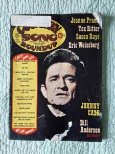 Country Song Roundup June 1974 Johnny Cash cover +Tex Ritter Memoriam + Pruett +