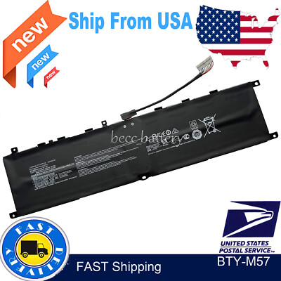 New BTY-M57 Laptop Battery for Msi GP66 GP76 Leopard 10UG 10UE 10UH 11UG 11UH