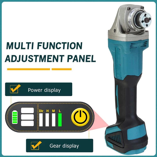 Winkelschleifer 125mm Trennschleifer Schleifmaschine Bürstenlos Für Dewalt 21V - Bild 9 von 16