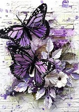 5d Diamond Painting Kits for Adults,Full Drill Diamond Art Animals Butterfly ...