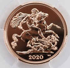 2020 Gold Sovereign Full PCGS MS68 Great Britain UK Uncirculated