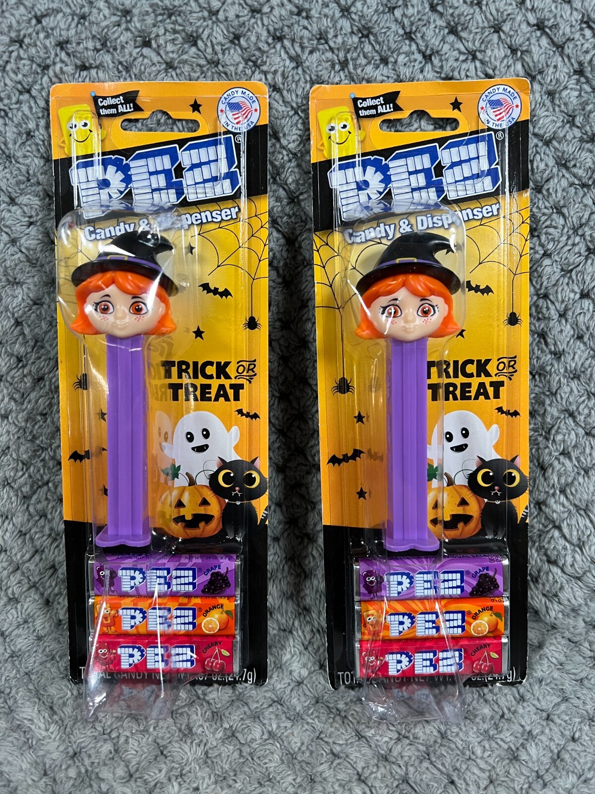 PEZ Halloween Trick or Treat Pez Dispensers Witch SEALED NOS G012 eBay