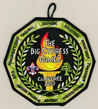 SHAC Big Cypress Camporee 2019 Olympic Games JUMBO Patch 5