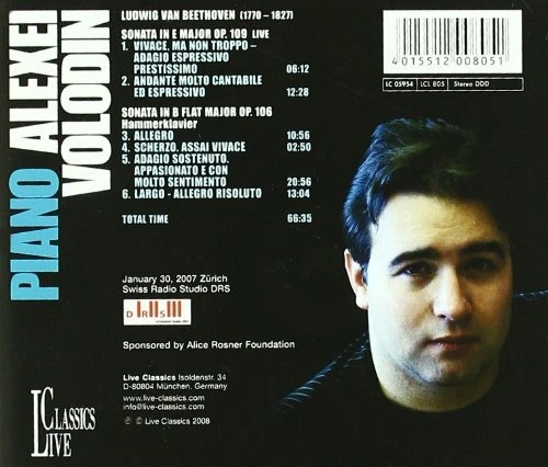 Alexei Volodin Volodin Spielt Beethoven (CD) - Picture 2 of 2