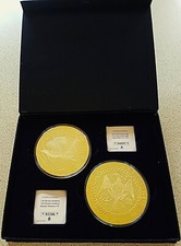 Windsor "1933 Gold Double Eagle & 1787 Brasher Doubloon" Coins 100mm 2014 + COAs