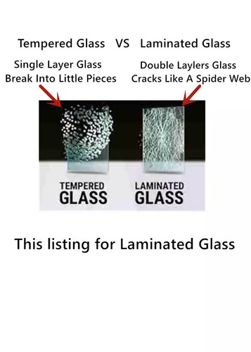 Fit 2016-2022 Lexus RX350 RX350L RX450h Driver Left Front Door Window Glass LAMI - Picture 2 of 5