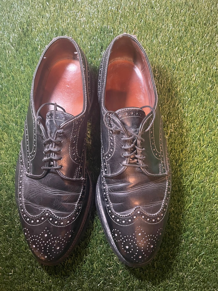 ALLEN EDMONDS Concord 5107 Wingtip Brogue Oxfords Black