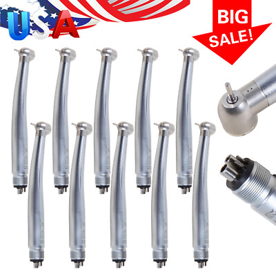 1-10 Yabang Dental High Speed Handpiece Push Turbine 4Holes Fit NSK Pana Max