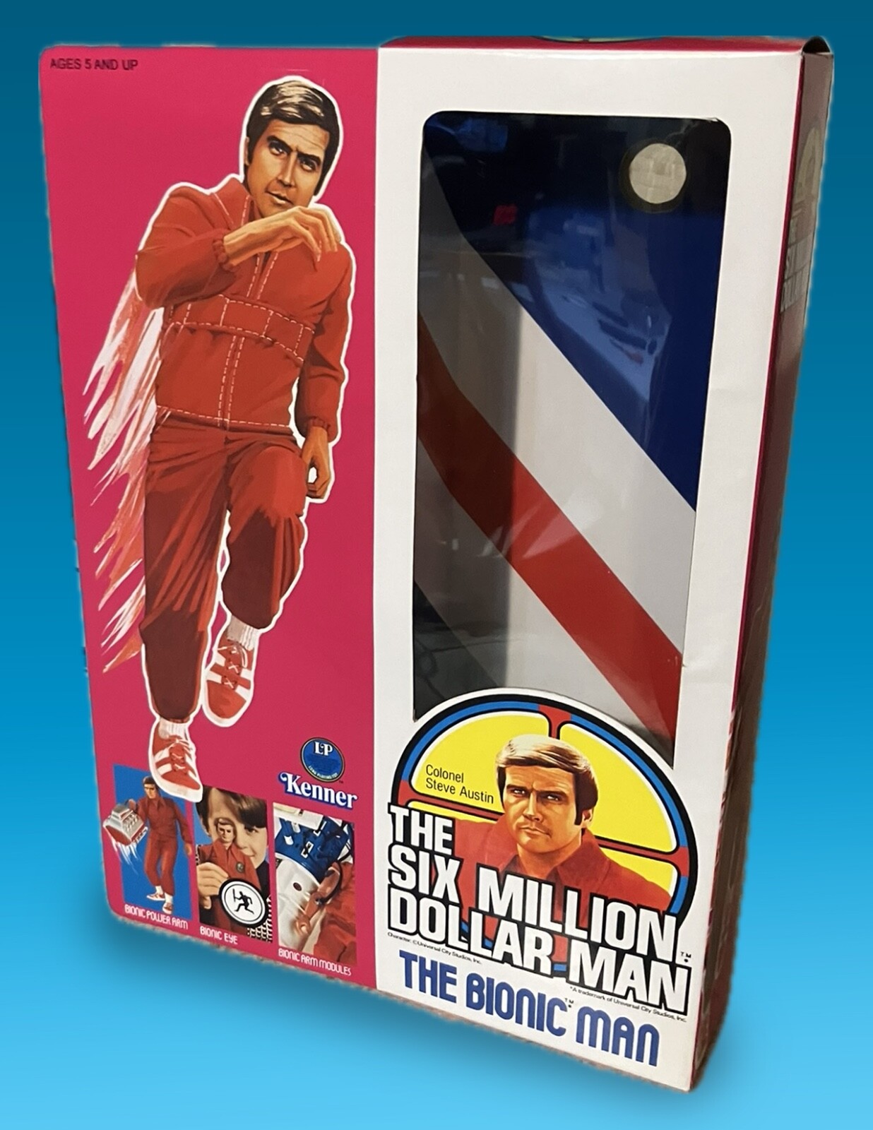 Restored Kenner Six Million Dollar Man (first issue) box (only) | eBay