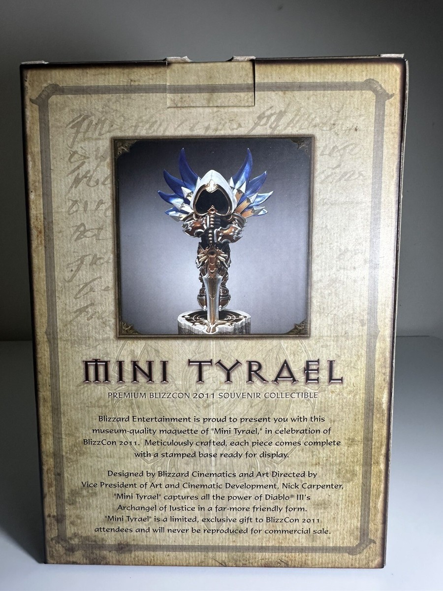 Diablo 3 III Mini Tyrael Statue From BlizzCon 2011 By Blizzard